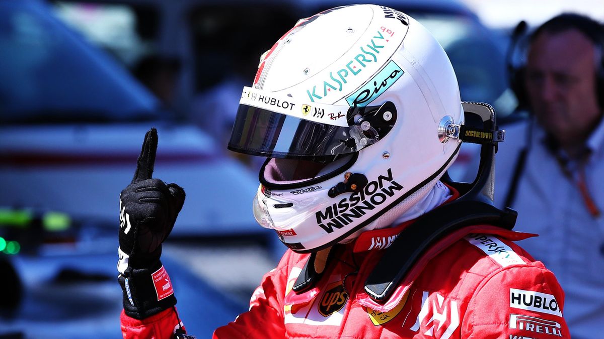 Sebastian Vettel nel GP del Giappone 2019