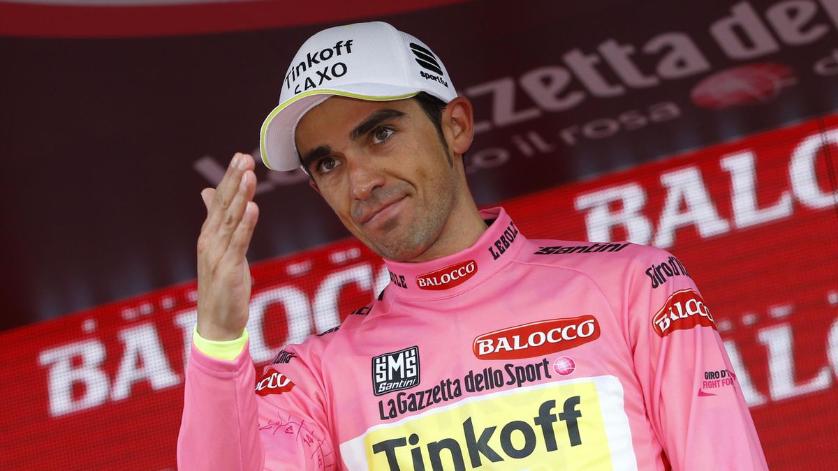 Alberto Contador a conforté son avance en tête du Tour d'Italie lors de la 16e étape - 2015