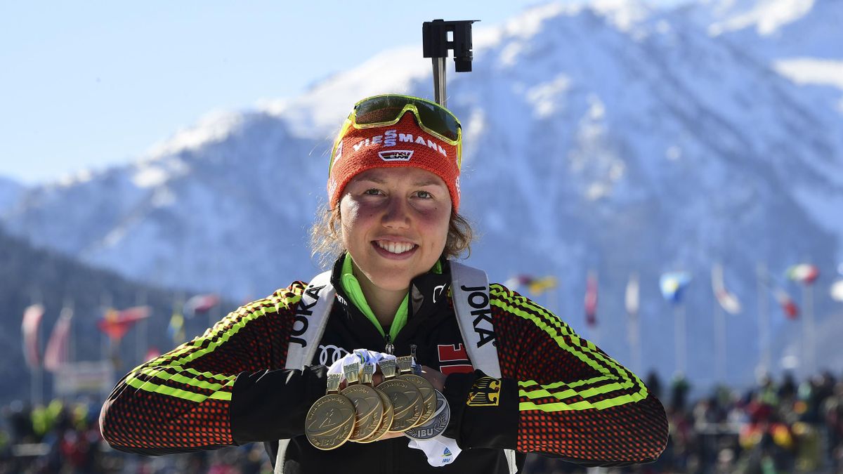 Laura Dahlmeier - Biathlon Hochfilzen 2017