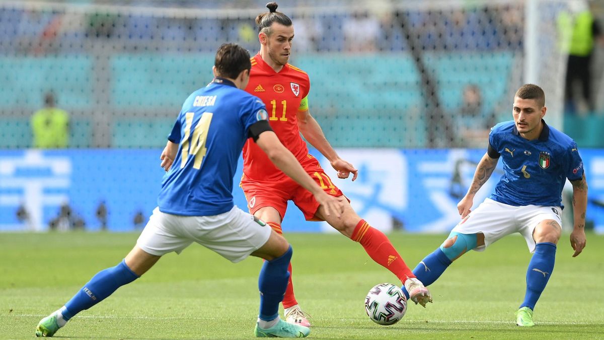 Gareth Bale (Wales) against Italy / Euro 2020