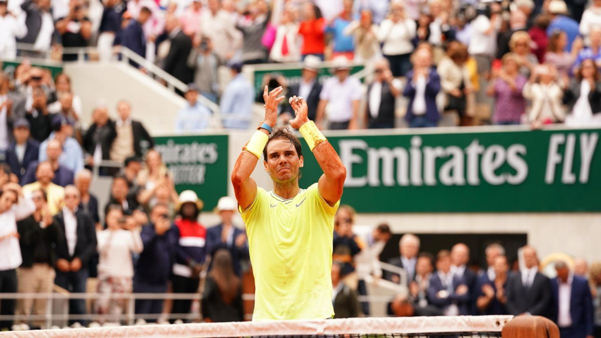 Rafael Nadal à Roland-Garros en 2019
