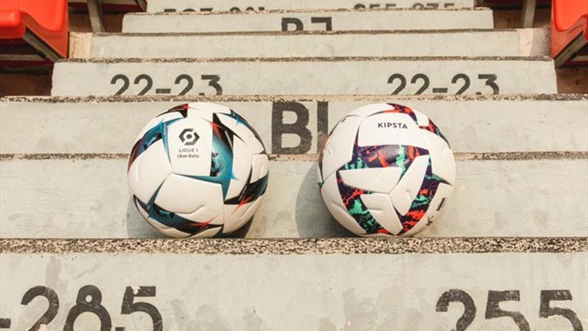 Les ballons Kipsta pour la saison 2022-23 de L1 et L2 (photo Décathlon).