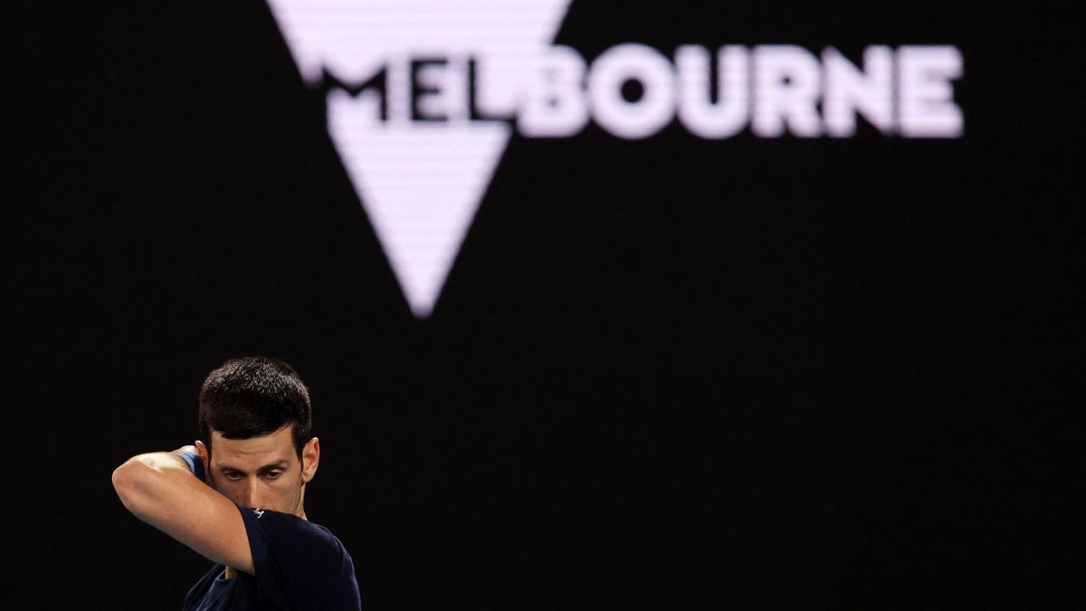 Pénteken még Melbourne-ben edzett Novak Djokovic