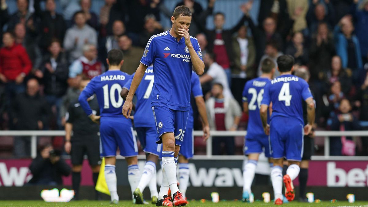 Chelsea lose at West Ham as Nemanja Matic and Jose ...