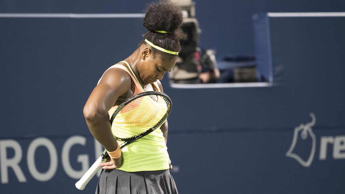 Serena Williams was shocked in Toronto