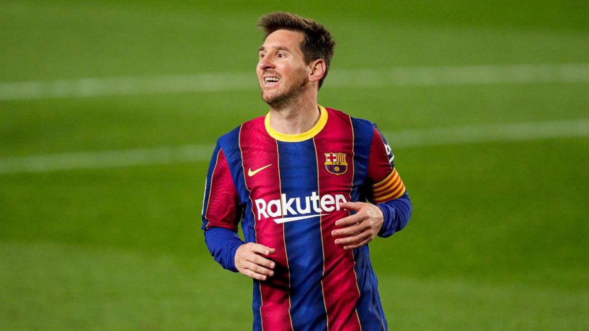Lionel Messi con la maglia del Barcellona - Stagione 2020-21