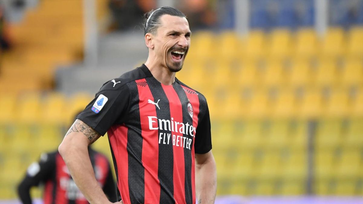 Zlatan Ibrahimovic in Parma-Milan - Serie A 2020/2021 - Getty Images