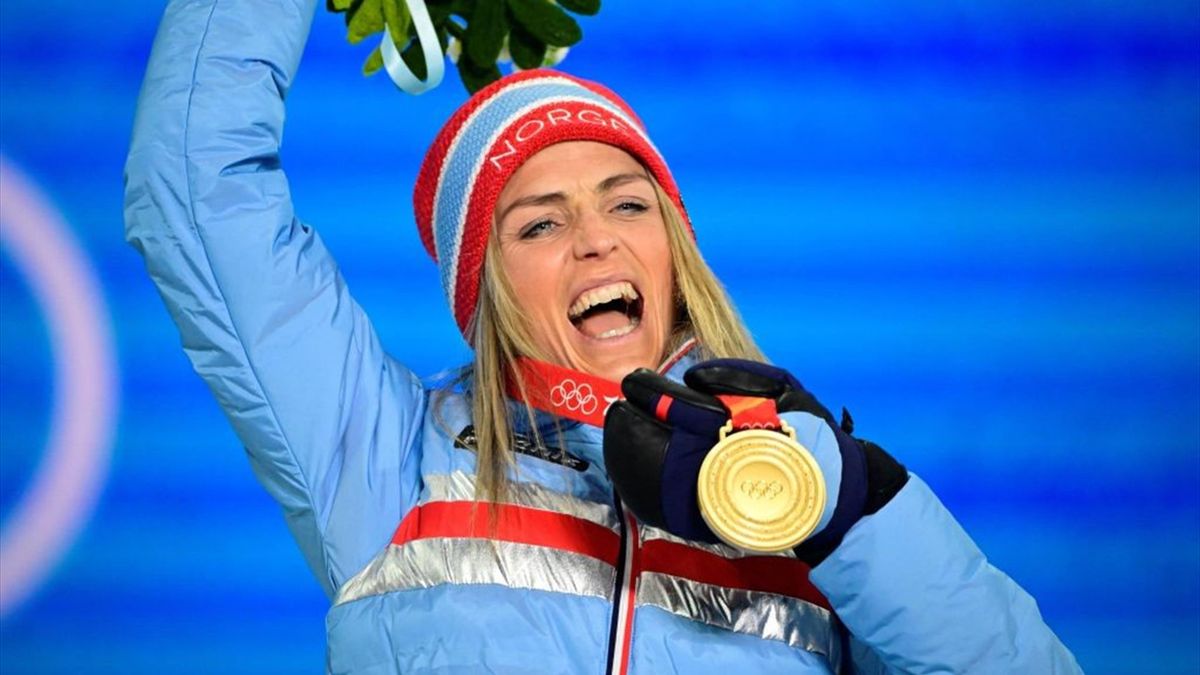 Therese Johaug heeft al twee gouden medailles binnen