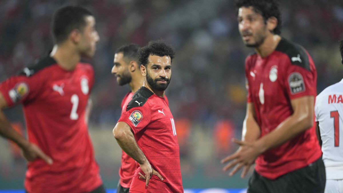 Mohamed Salah avec l'Egypte à la CAN 2022