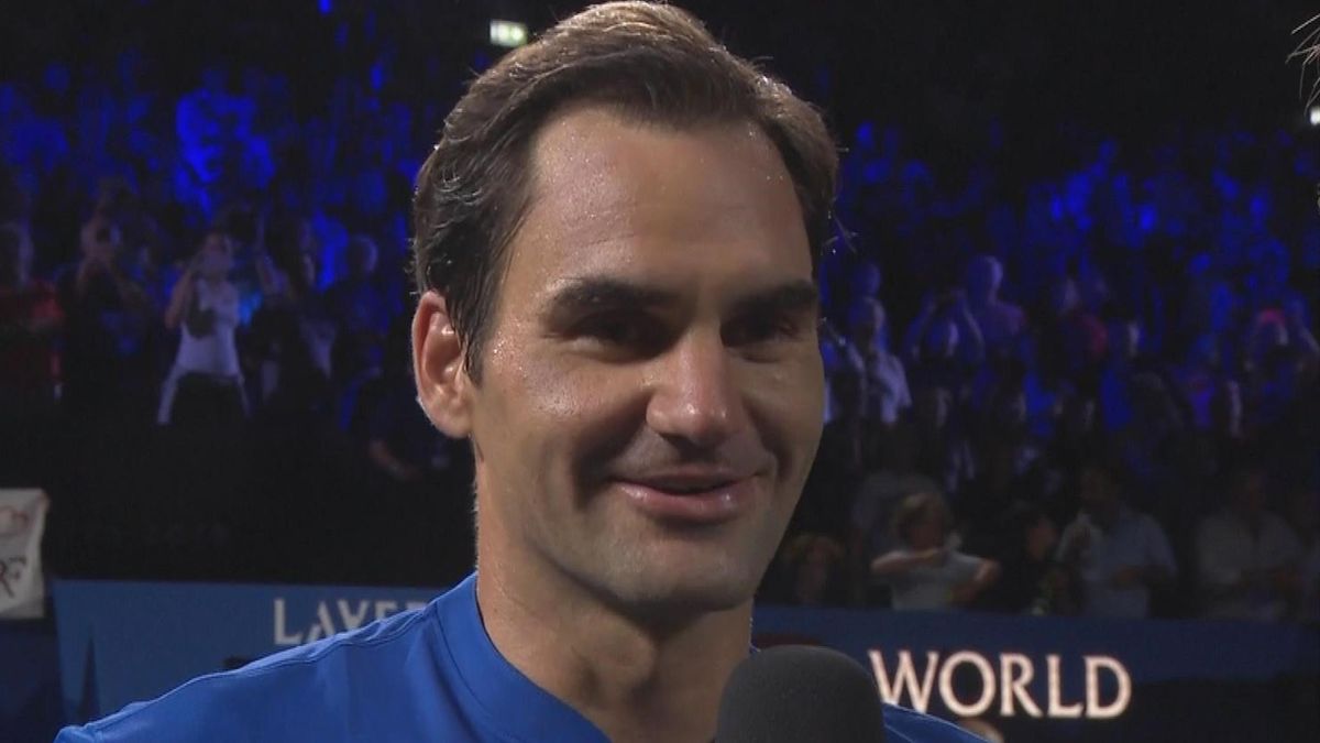 Interview of Roger Federer after his victory over John Isner