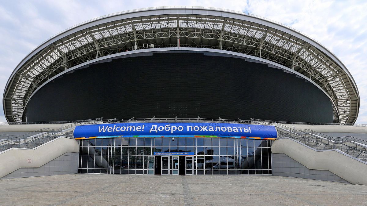 La Kazan Arena vue de l'extérieur