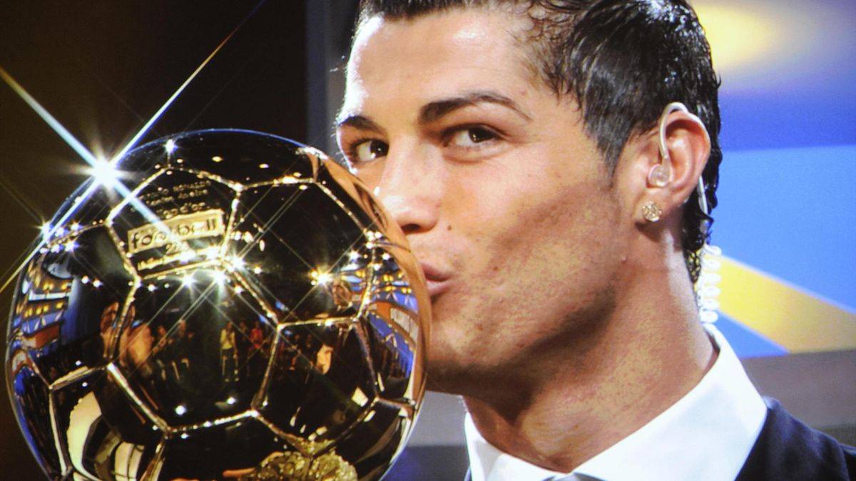 Cristiano Ronaldo won the Champions League with Man Utd in 2008, the year he collected his first Ballon d'Or