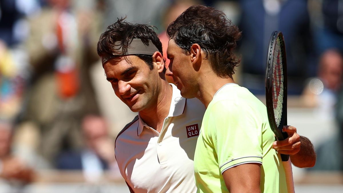 Roger Federer und Rafael Nadal - French Open 2019