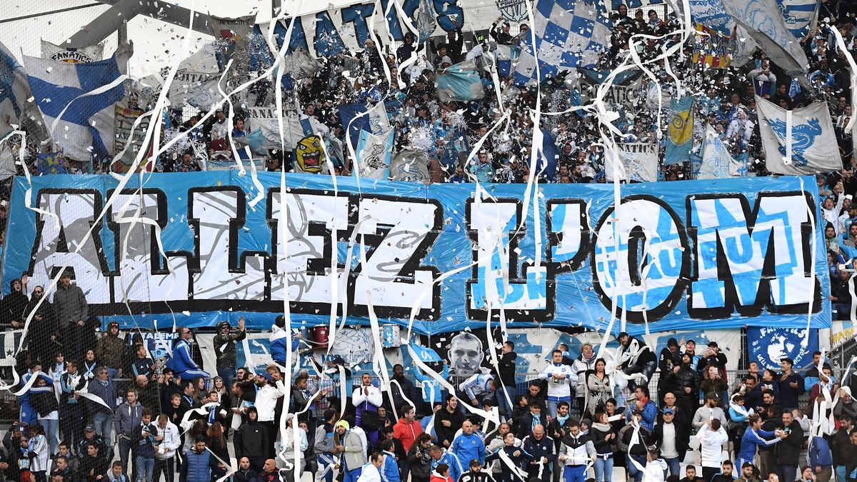 Plaque Décorative OM Olympique De Marseille En Métal - Supporteur Blanc
