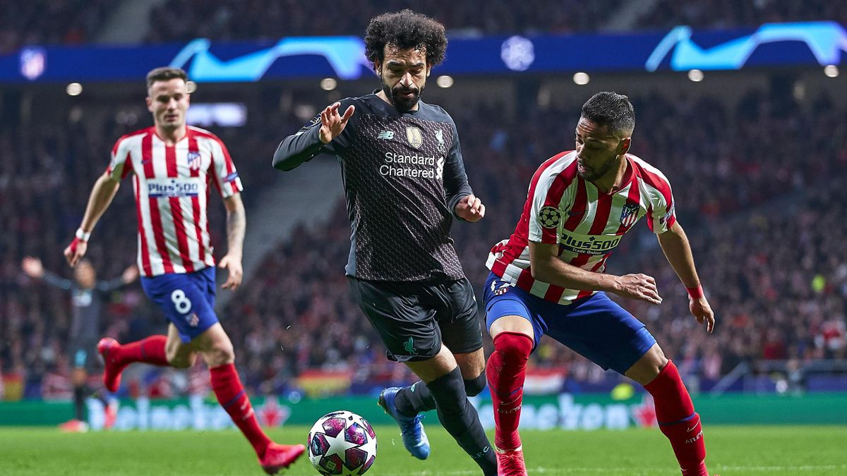 Mo Salah (Liverpool)face à l'Atlético de Madrid en Ligue des champions