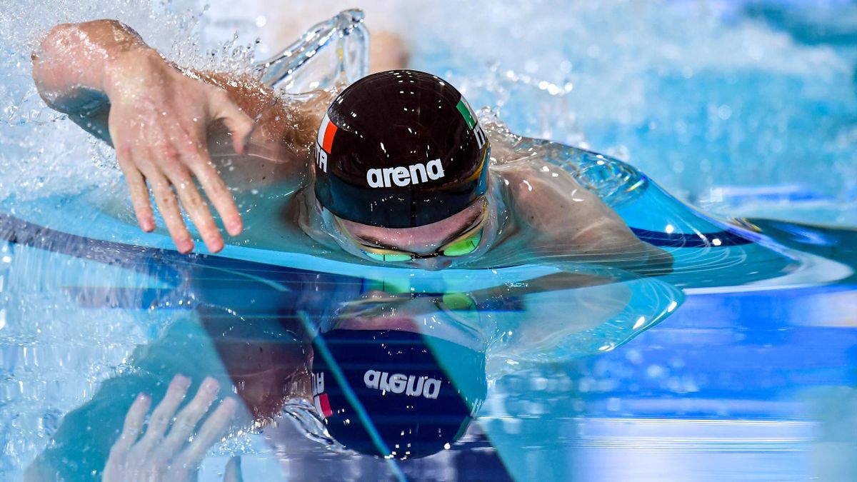 Alessandro Miressi agli Europei di nuoto in vasca corta di Glasgow 2019