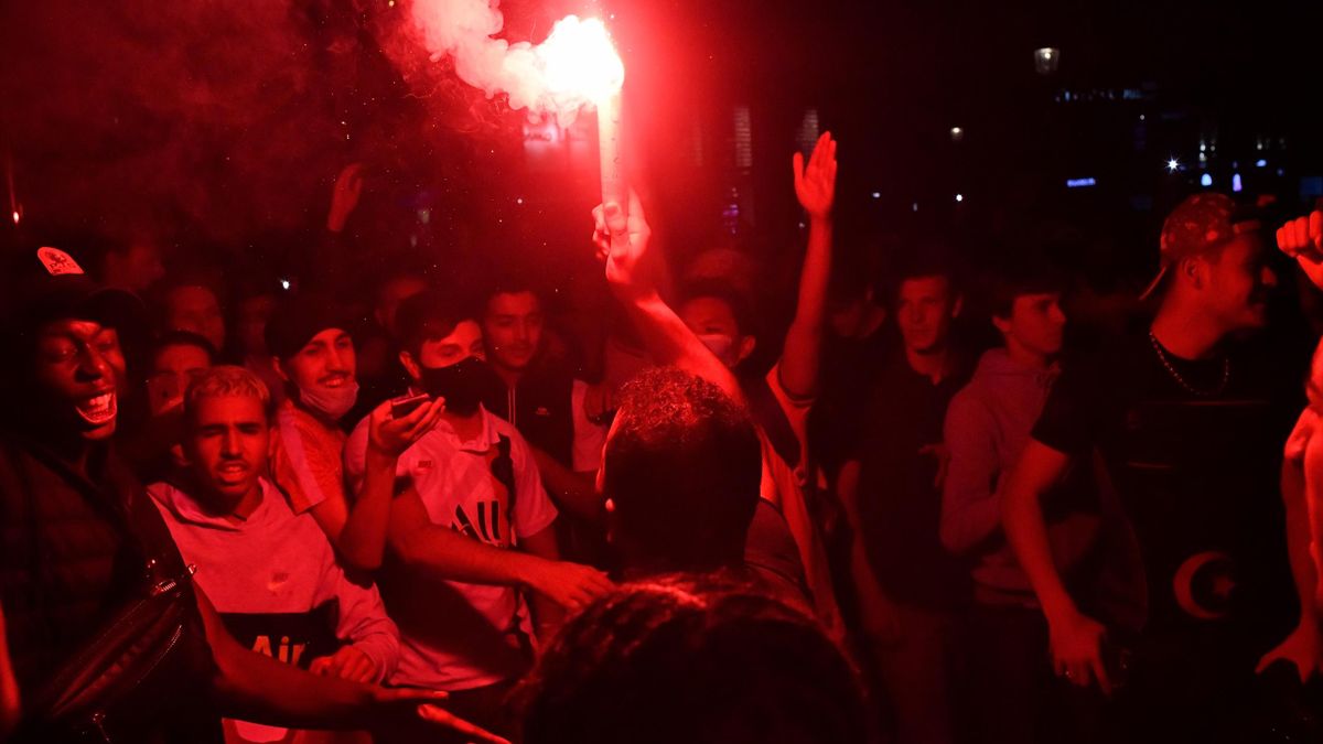 PSG-Fans feiern Final-Einzug