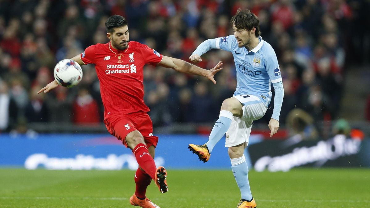 Emre Can (Liverpool) face David Silva (Manchester City), dimanche 28 février 2016