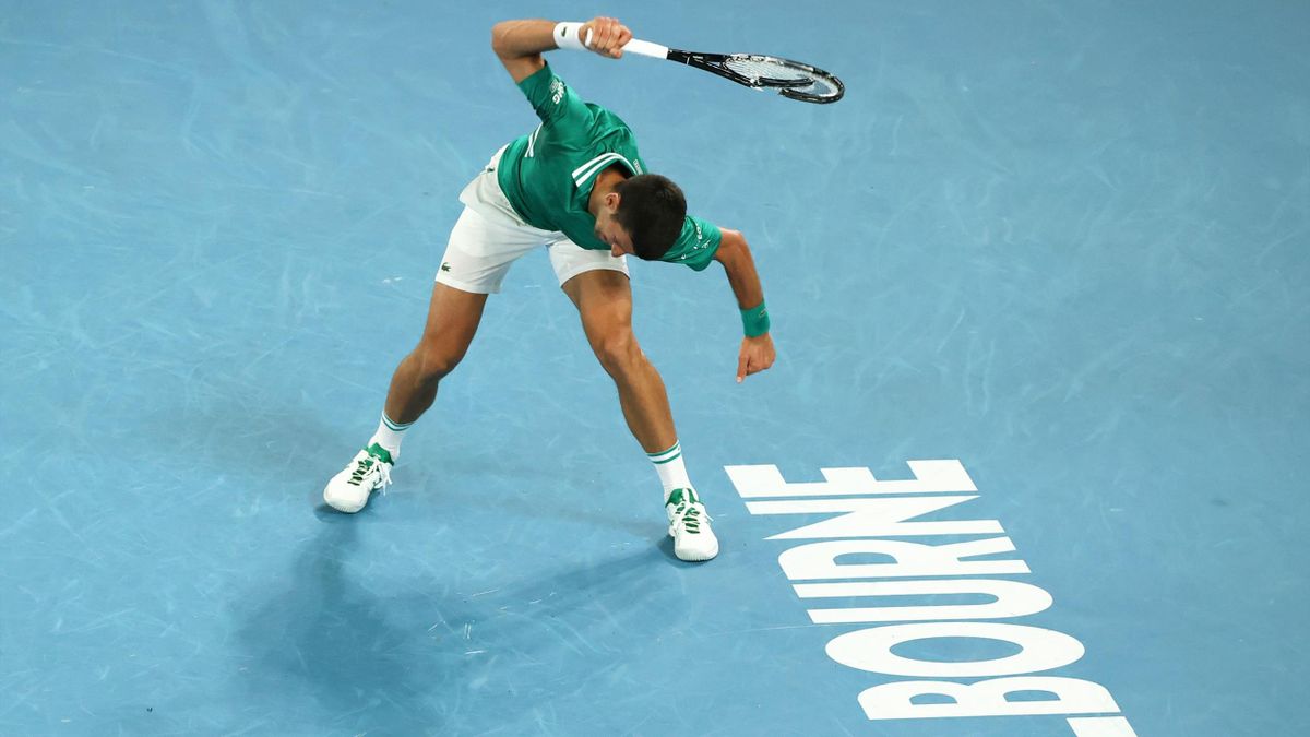 Australian Open - 'Wow!' - Raging Novak Djokovic destroys racket in clash against Alexander ...