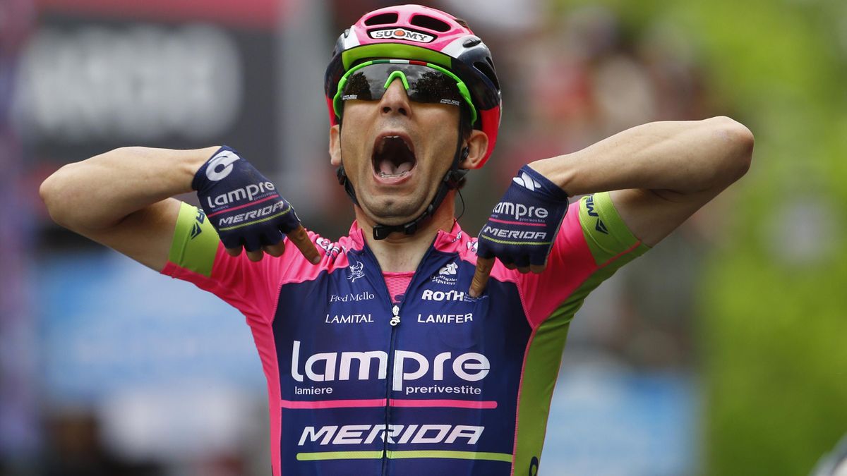Diego Ulissi (Lampre), vainqueur de la 4e étape du Giro à Praia a mare, mardi 10 mai 2016