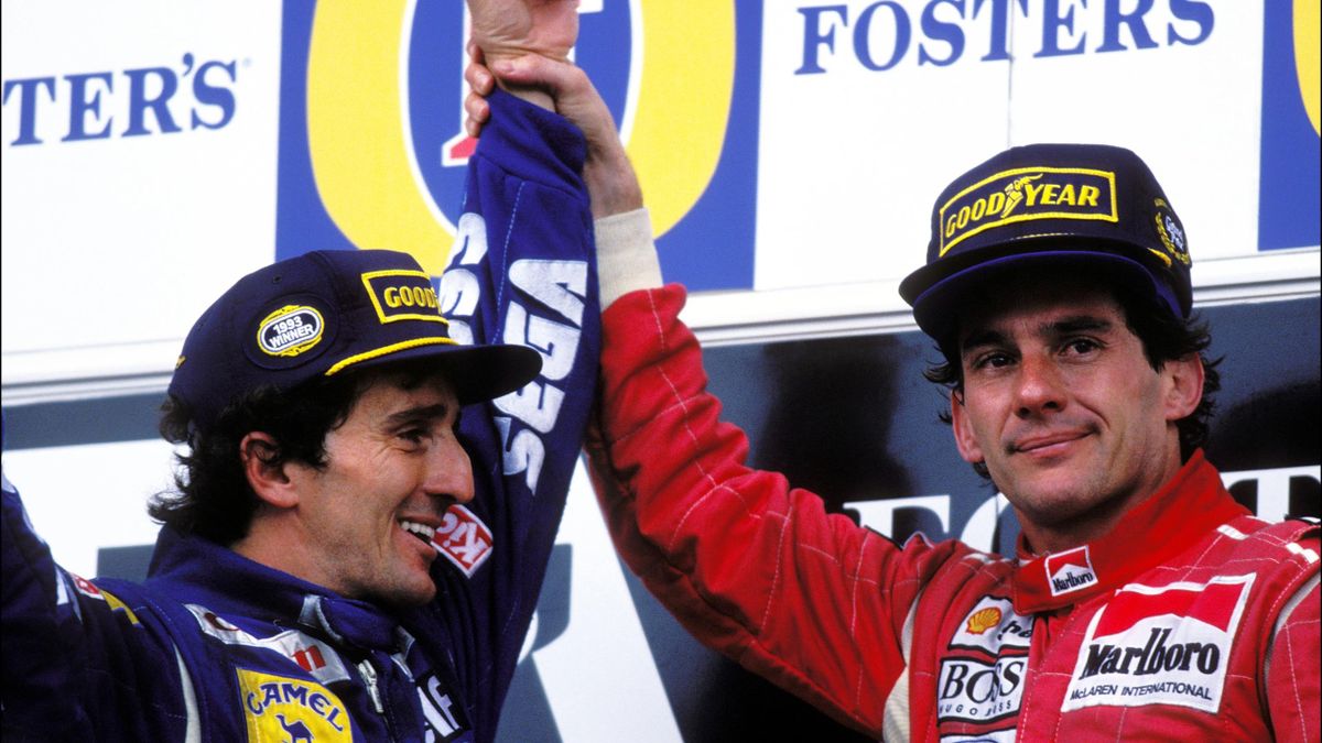 Australian Grand Prix: Ayrton Senna și Alain Prost, 1993