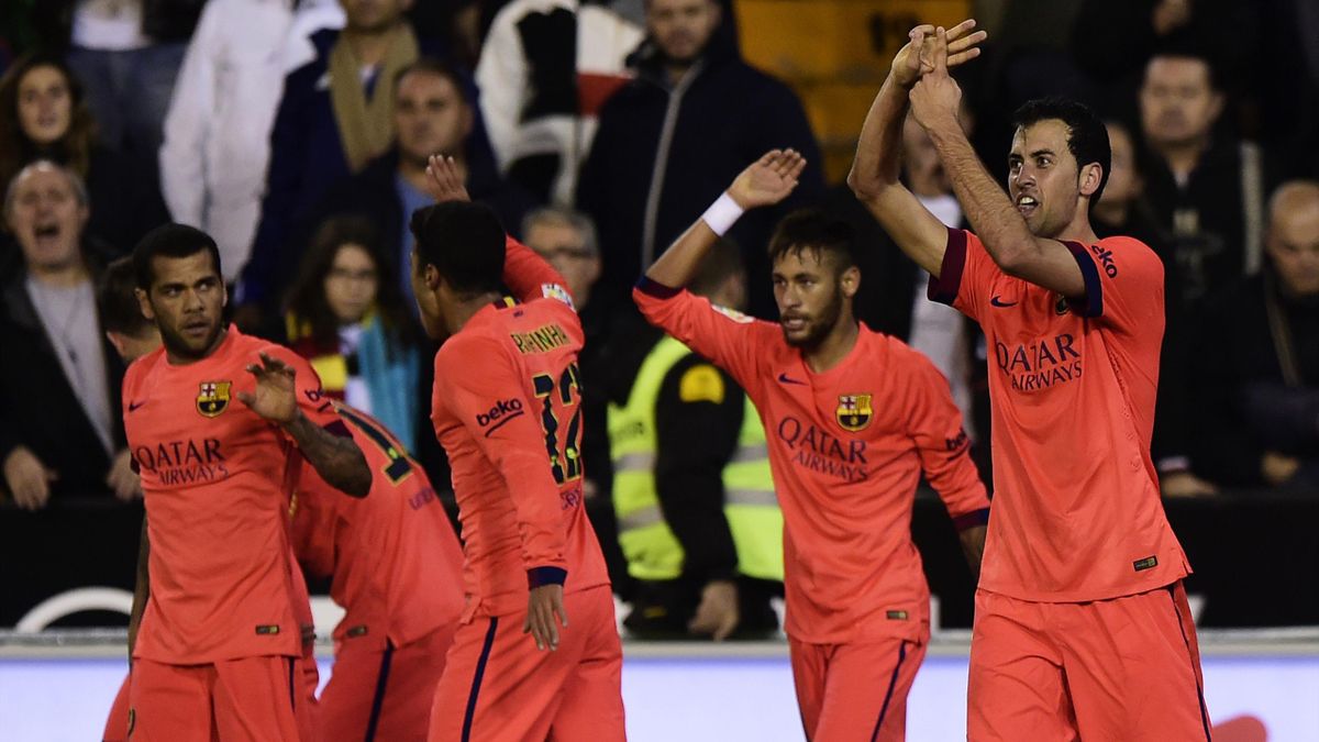 Sergio Busquets scores dramatic stoppage time winner for Barcelona