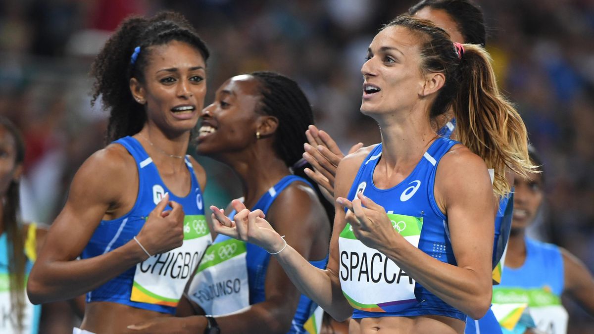 Chigbolu, Spacca, Folorunso, Grenot - staffetta 4x400 femminile - Italia - Rio 2016