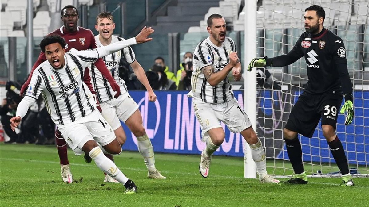 Late headers give Juventus dramatic derby win over Torino - Eurosport