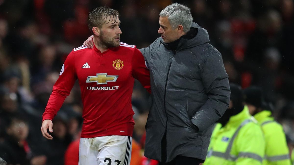 Shaw and Mourinho had a strained relationship at Old Trafford