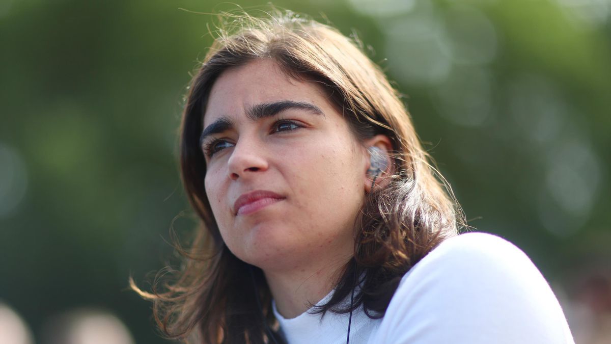 Jamie Chadwick of Great Britain prepares before qualifying for the W Series round six and final race of the inaugural championship at Brands Hatch on August 11, 2019 in Longfield, England.
