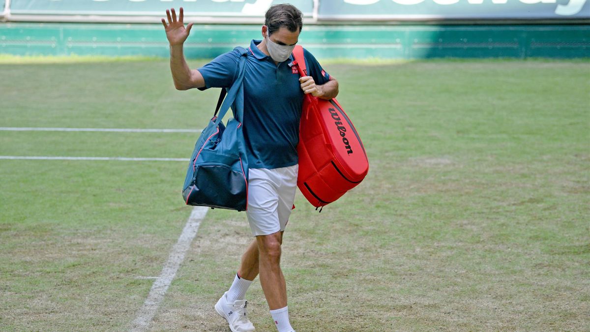 Roger Federer à Halle, 2021