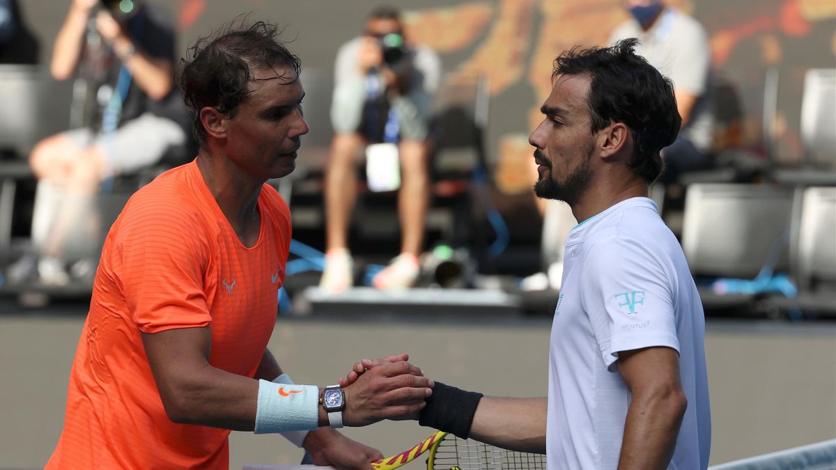 Nadal maatje te groot voor Fognini - Eurosport