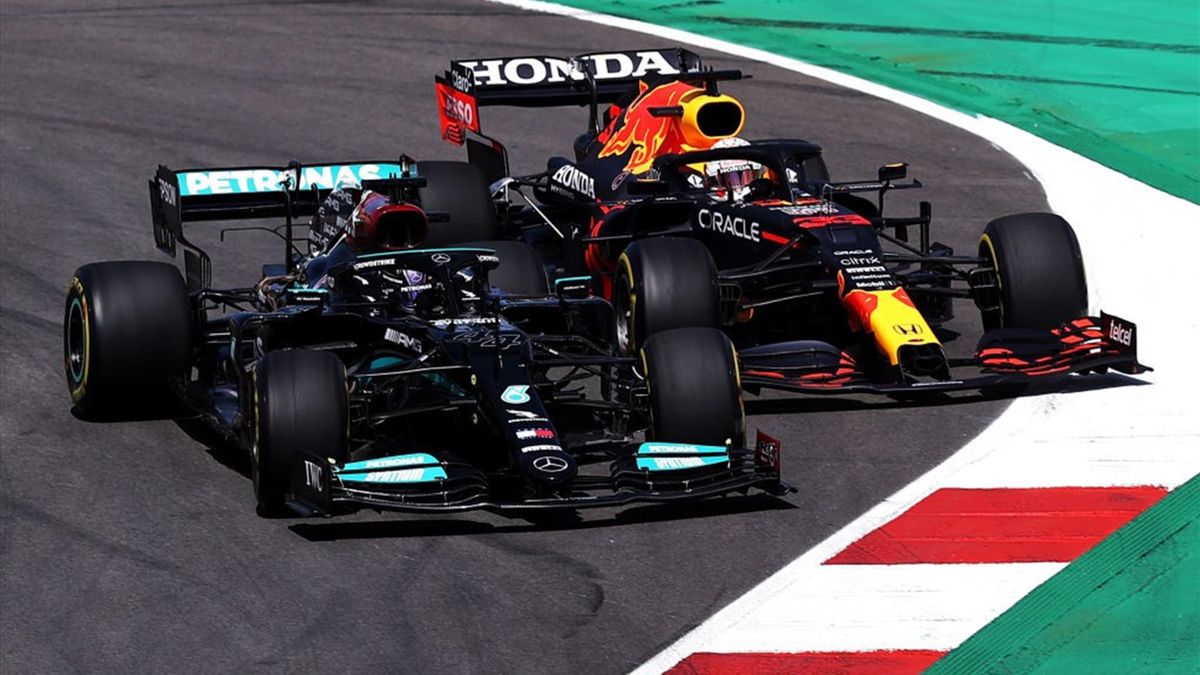 Lewis Hamilton (Mercedes), Max Verstappen (Red Bull) - GP of Portugal 2021