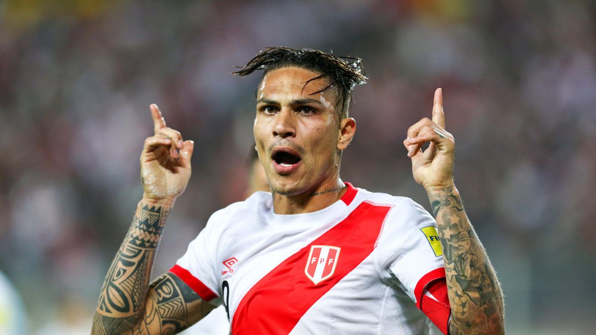 Paolo Guerrero Paolo Guerrero, talisman du Pérou pour le Mondial - Eurosport