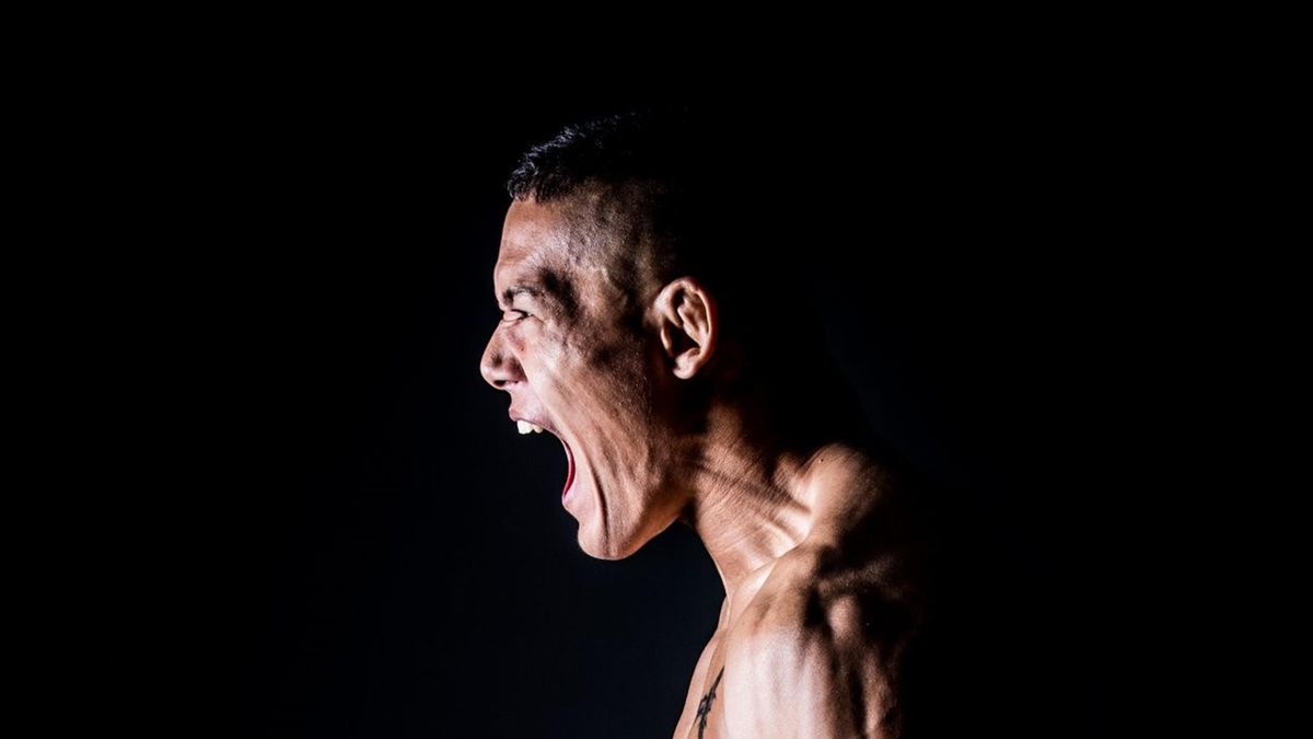 Costello van Steenis vecht tijdens Bellator MIlan (Photo credits: Bellator MMA)
