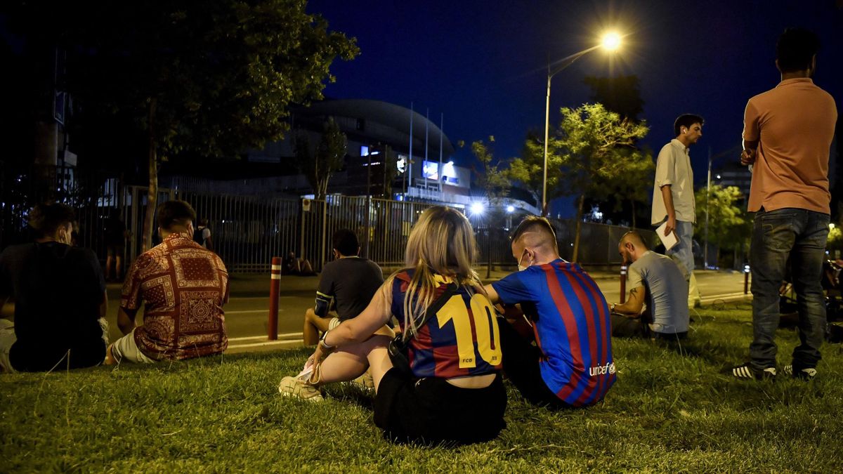 Fanii Barcelonei, distruși de anunțul plecării lui Messi