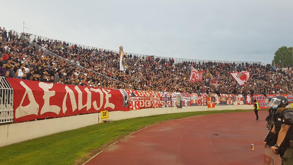 Partizan Belgrad - Steaua Roșie Belgrad (1-0), în semifinalele Cupei Serbiei / Sursa: Twitter