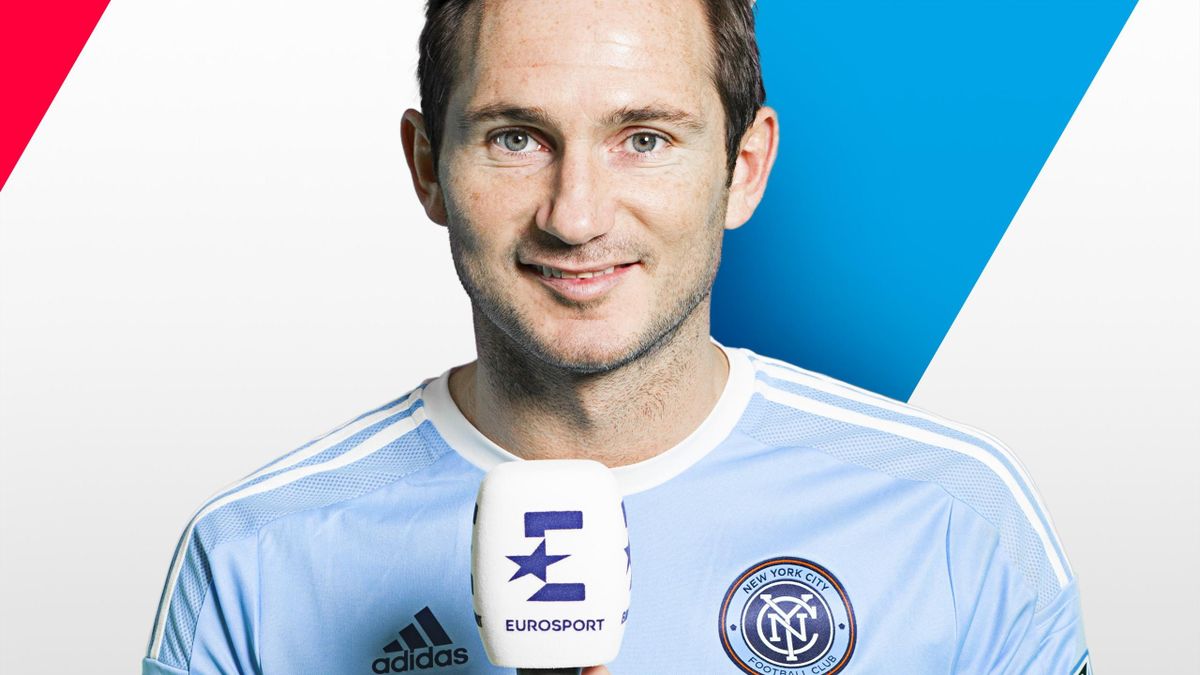 Frank Lampard, New York City FC - with Eurosport logo