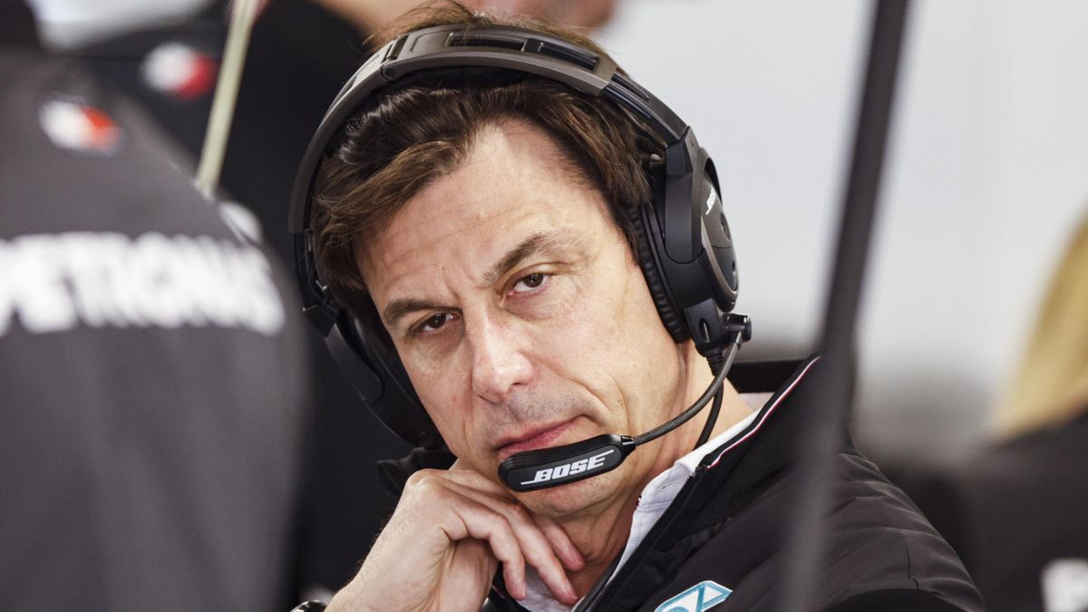 Toto Wolff, Team Principal &amp; CEO Mercedes AMG Petronas Formula One Team, portrait during the Formula 1 Winter Tests at Circuit de Barcelona - Catalunya on February 24, 2022 in Barcelona, Spain