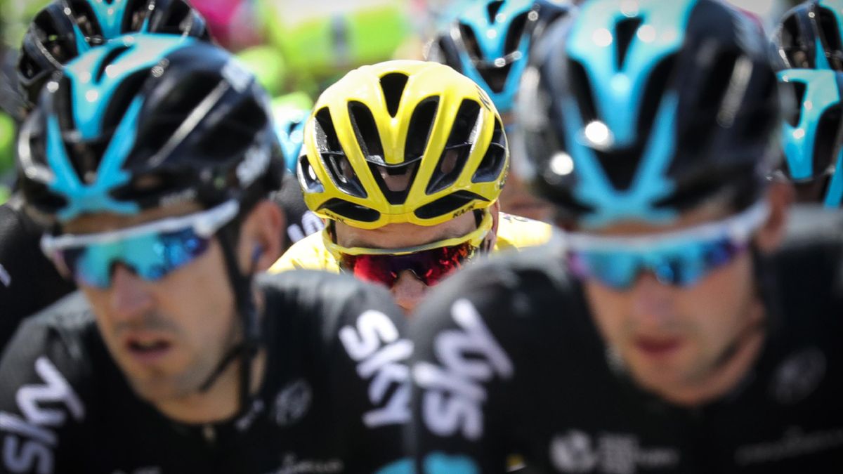 Chris Froome of Team Sky during stage 11 of the Tour de France