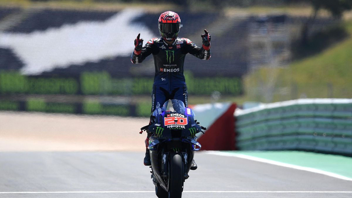 Fabio Quartararo (Yamaha) au Grand Prix du Portugal 2021