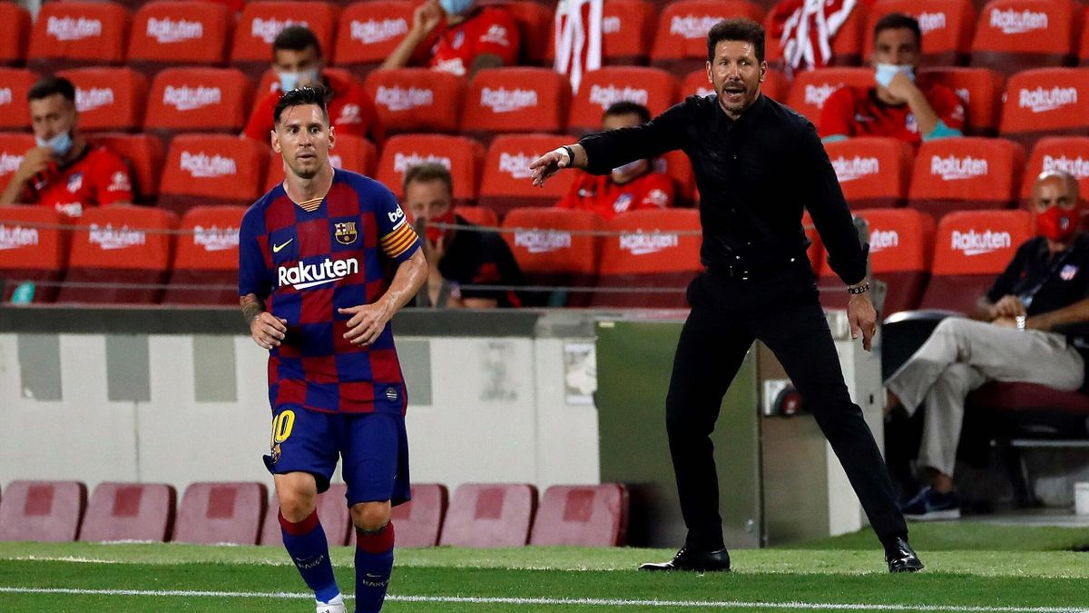 Lionel Messi face à Diego Simeone, une image qu'on ne verra plus en Liga