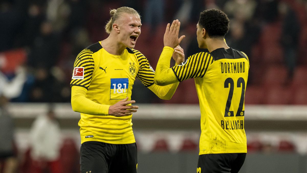 Erling Haaland (l.) and Jude Bellingham - Borussia Dortmund