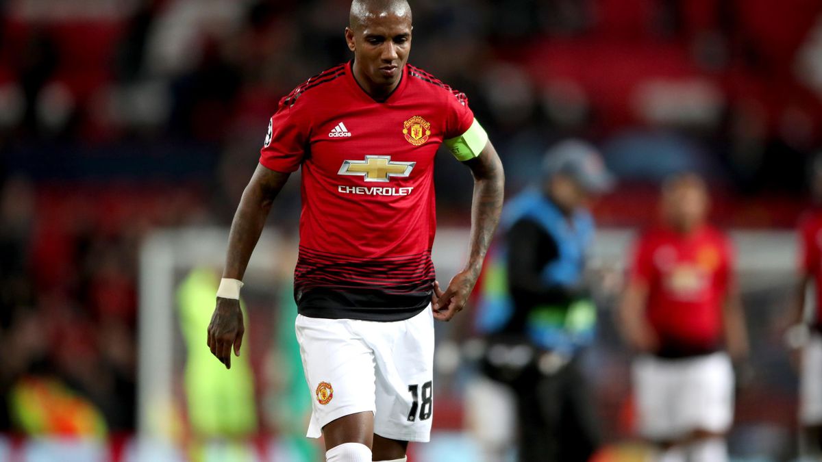 Ashley Young was racially abused on social media after the defeat to Barcelona