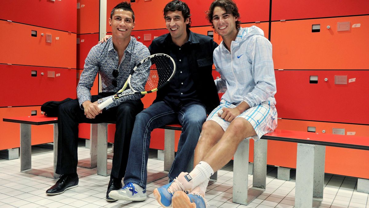 Rafael Nadal, alături de Cristiano Ronaldo și Raul Gonzalez