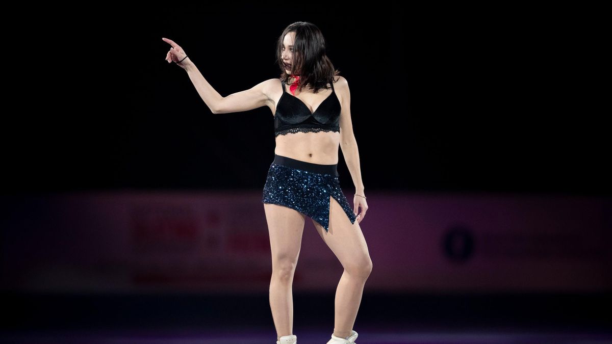Elizaveta Tuktamysheva of Russia performs during the exhibition gala at the 2018 Skate Canada International ISU Grand Prix event in Laval, Quebec, October 28, 2018