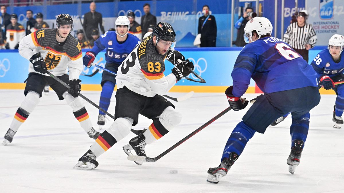 Deutschland gegen die USA beim olympischen Turnier in Peking