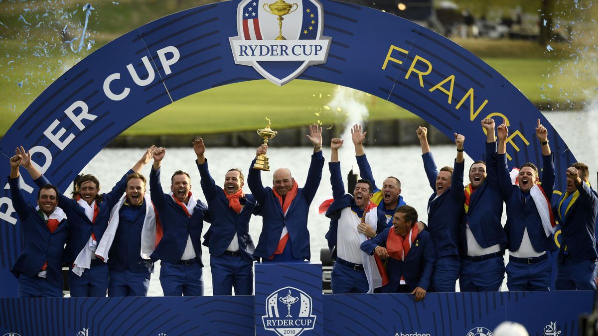 Photo Dédicacée – équipe Européenne Ryder Cup 2008 – Support Certifié – Objet De Collection