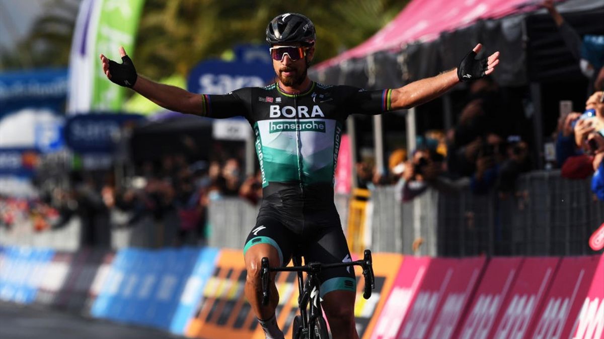 Peter Sagan esulta a Tortoreto per la vittoria della 10a tappa - Giro d'Italia 2020 - Getty Images