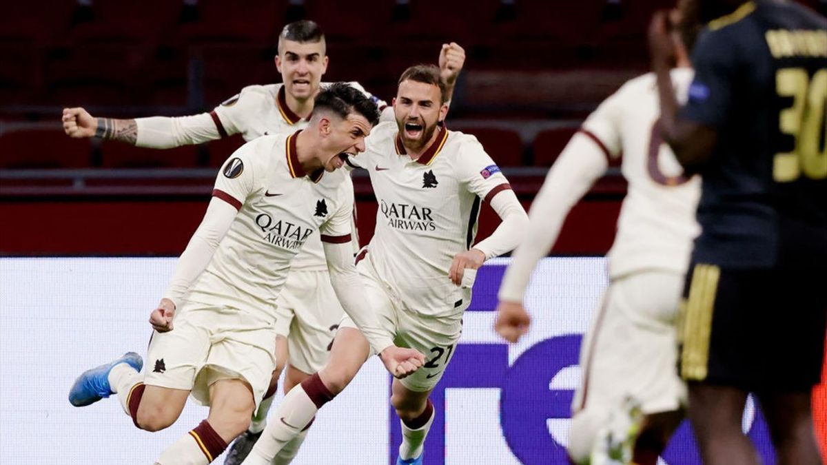 Ajax-Roma 1-2: Pellegrini-Ibanez, colpaccio giallorosso ...